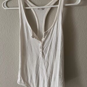 Free people white bodysuit